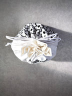 Daisy Embroidery Art Bag―気分をまとう持てるアート―White