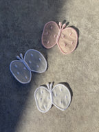 -春を運ぶ- ドットバタフライ刺繍ブローチ