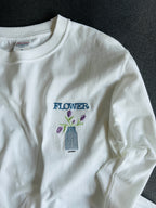 【チューリップ刺繍】長袖Tシャツ