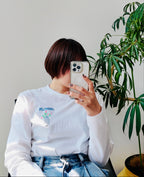 【チューリップ刺繍】長袖Tシャツ