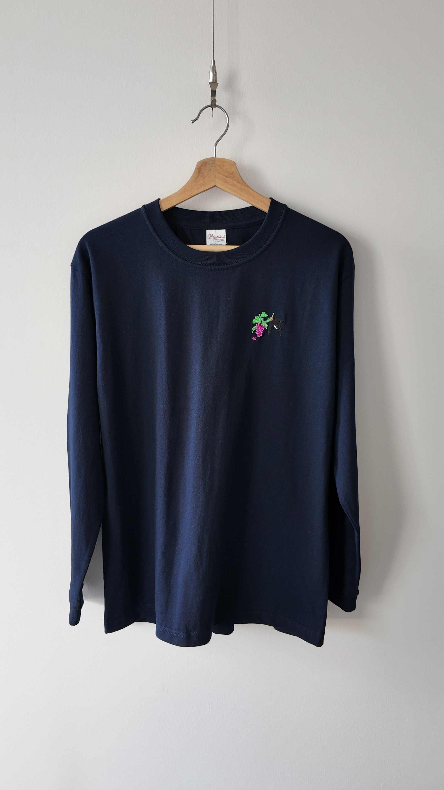 【つばめと葡萄】長袖Tシャツ