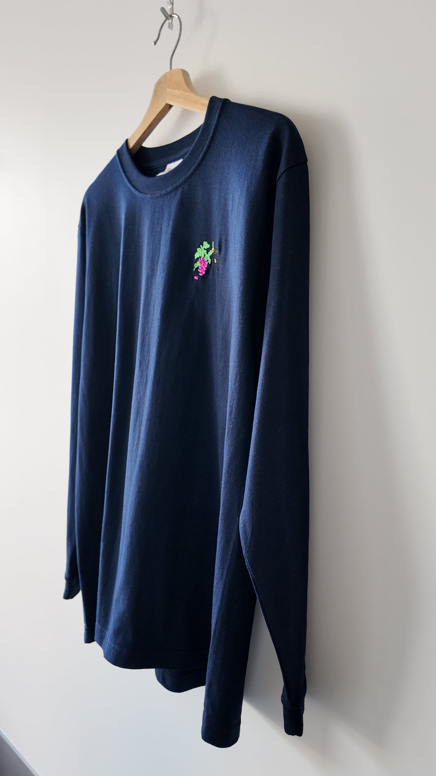 【つばめと葡萄】長袖Tシャツ