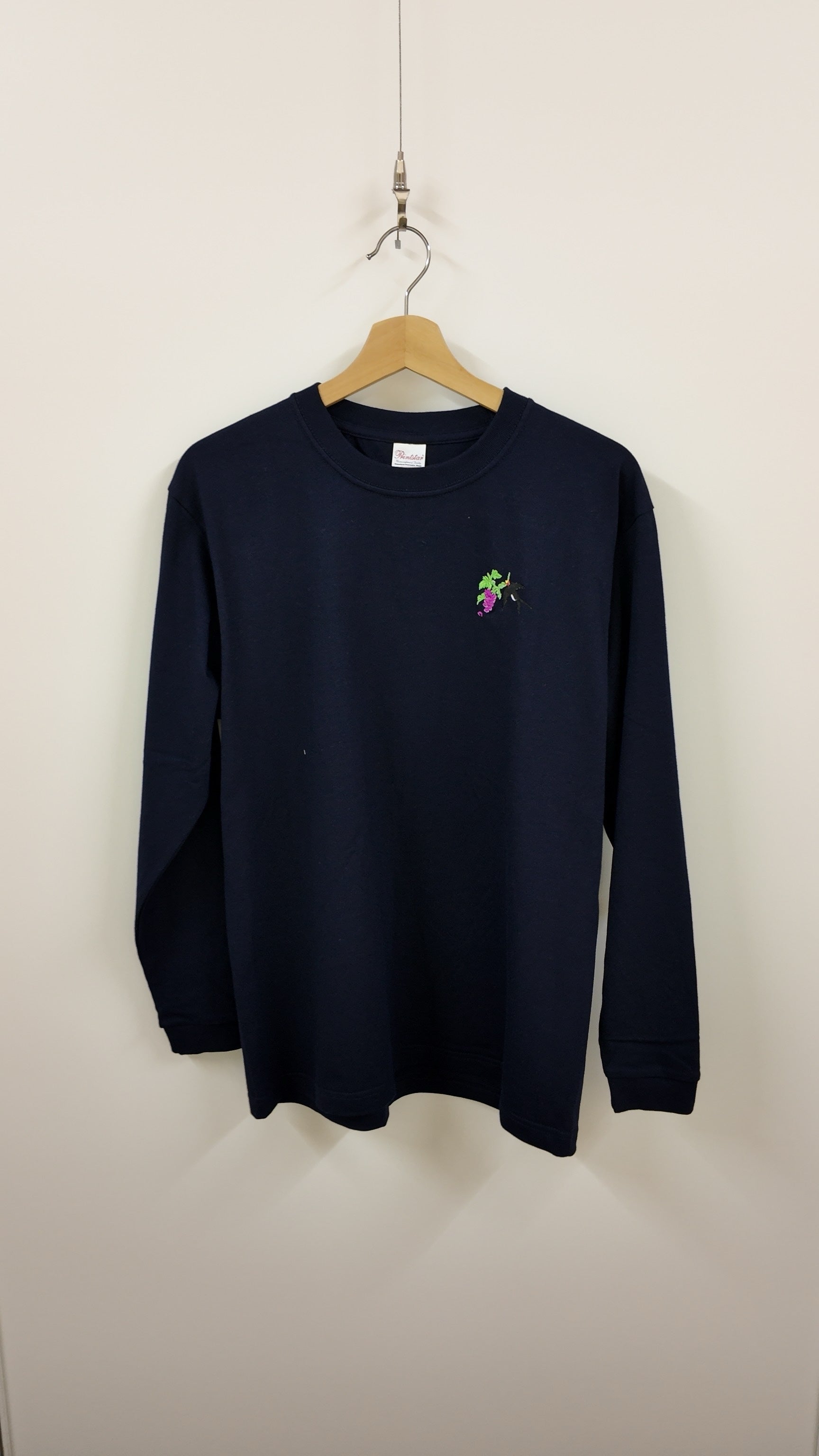 【つばめと葡萄】長袖Tシャツ